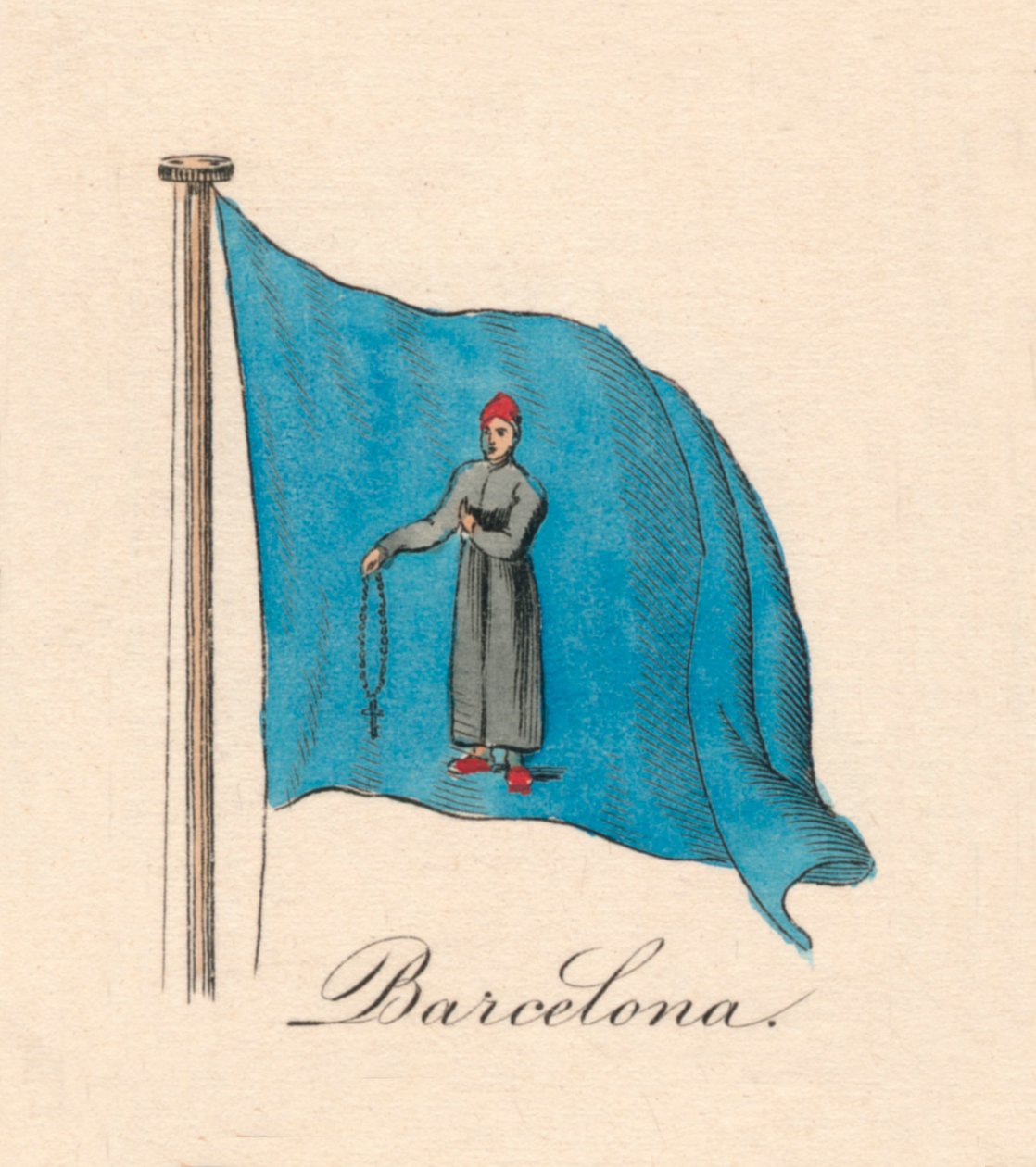 Barcelona, 1838 tekijältä Unbekannt