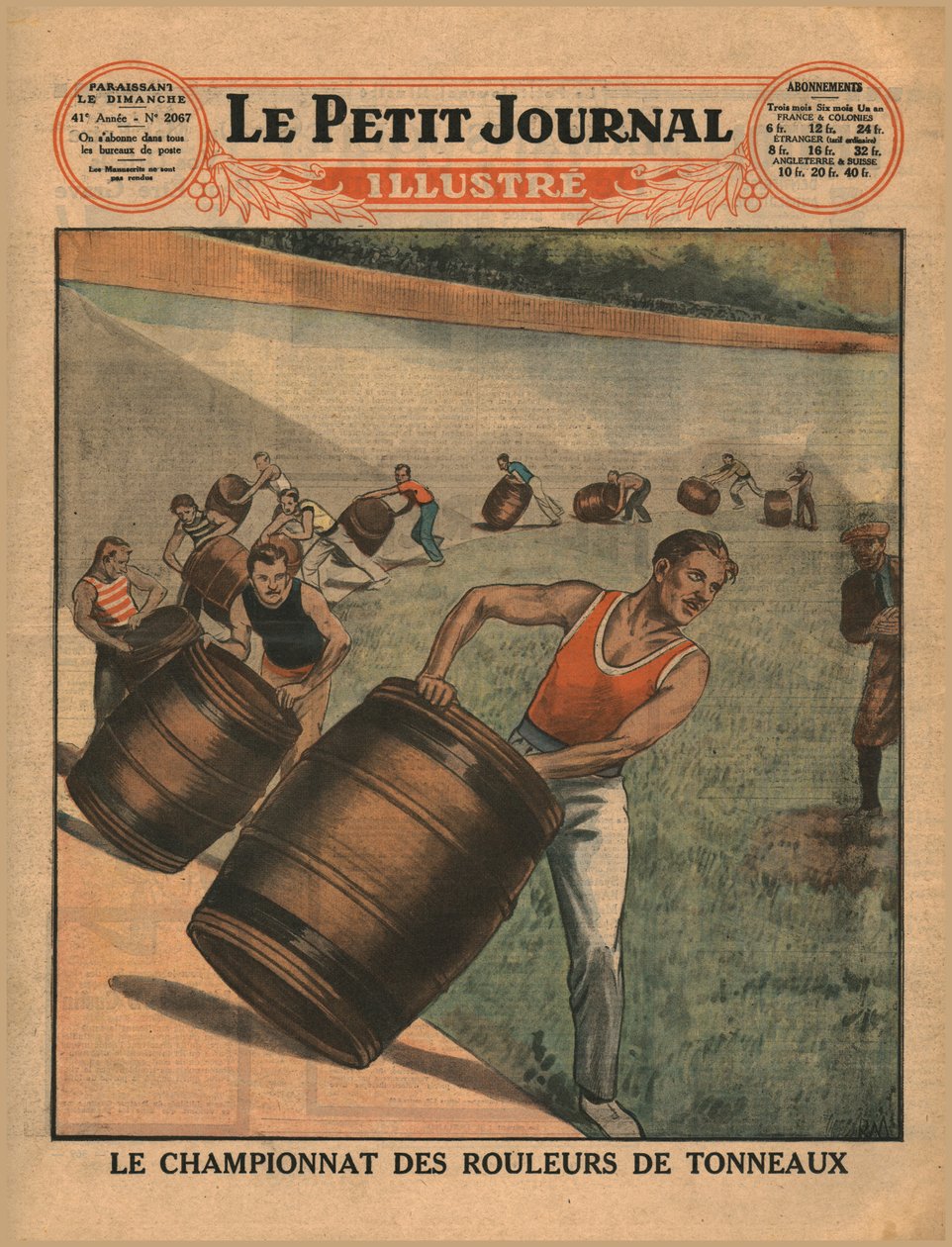 Tynnyrivierityksen mestaruus, 1930. tekijältä Unbekannt