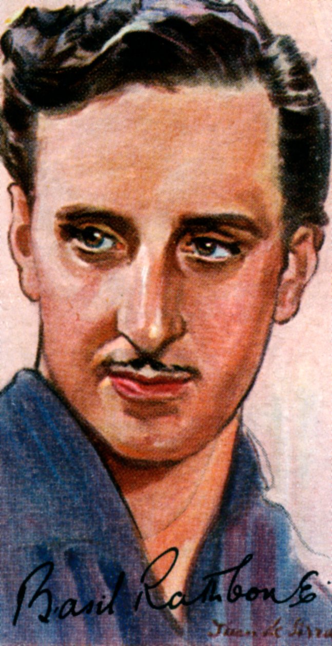 Basil Rathbone, 1892-1967, englantilainen näyttelijä, 1900-luku tekijältä Unbekannt