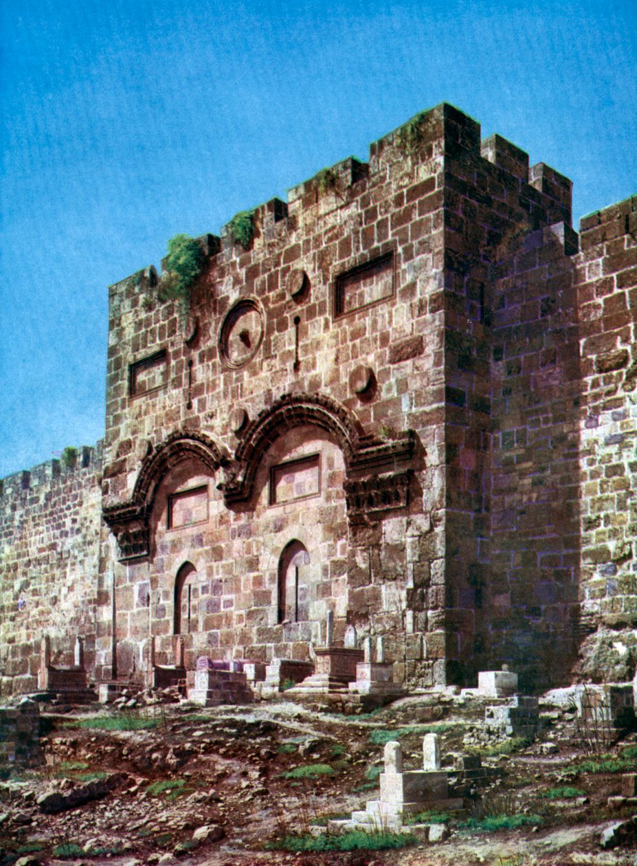 Temple Hillin taistelut, Jerusalem, Israel, 1933-1934 tekijältä Unbekannt