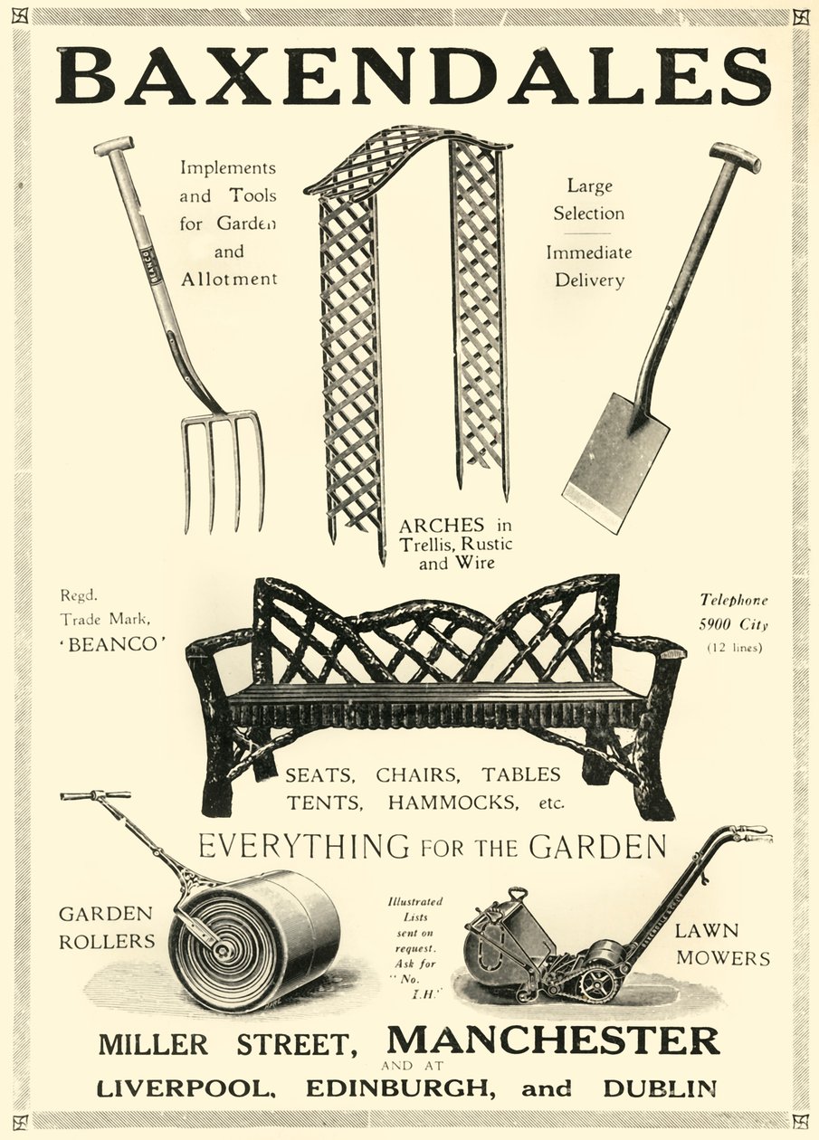 Baxendales, 1920. tekijältä Unbekannt