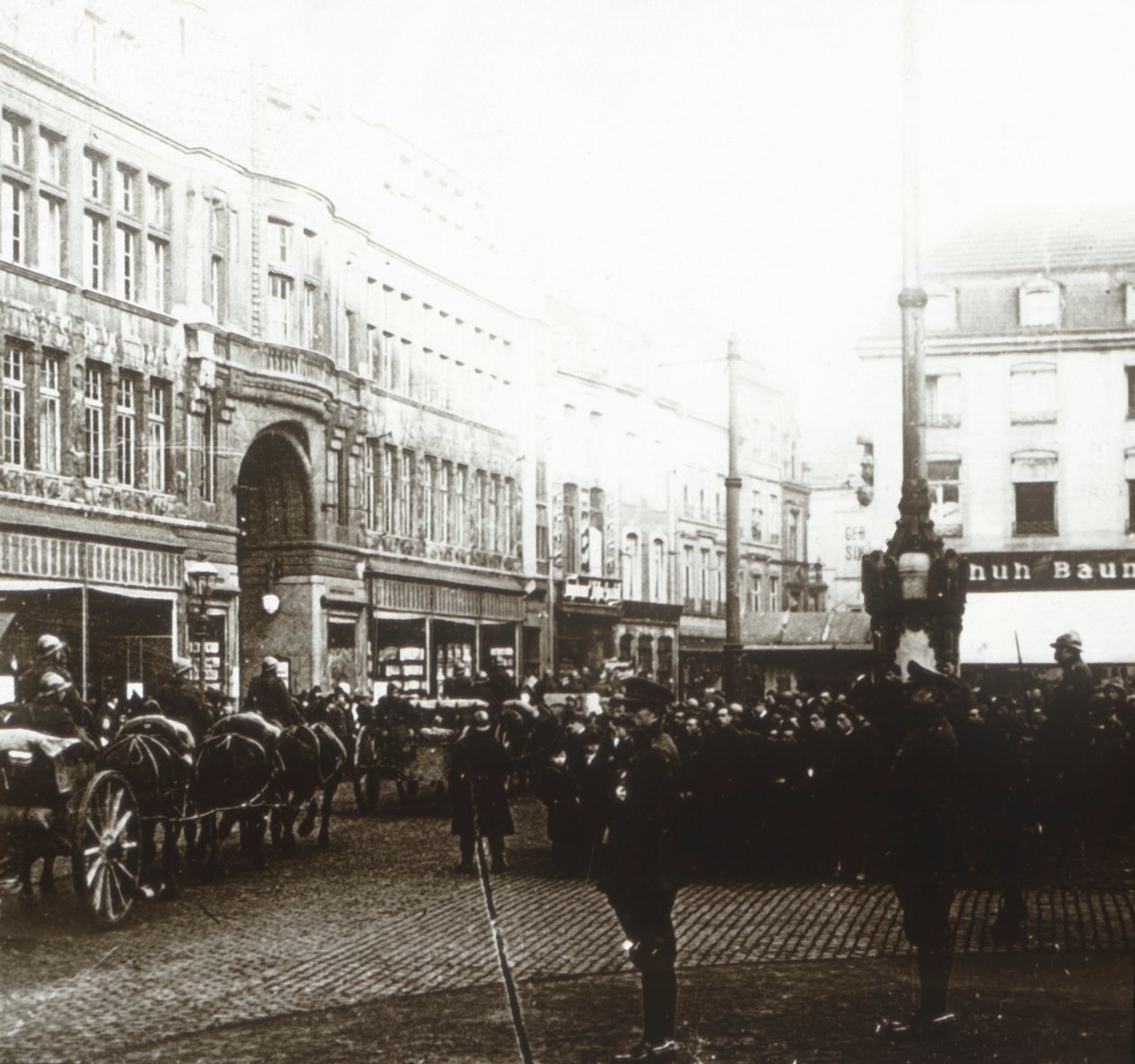 Belgian joukot, Aachen, Saksa, c1914-c1918 tekijältä Unbekannt