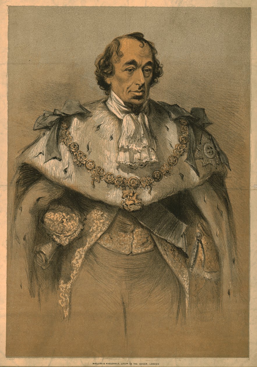 Benjamin Disraeli, 1870. tekijältä Unbekannt
