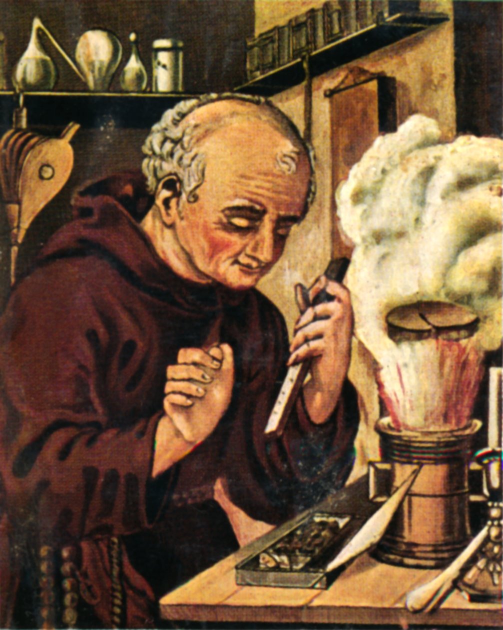 Berthold Schwarz 1300-luvulla, 1934. tekijältä Unbekannt