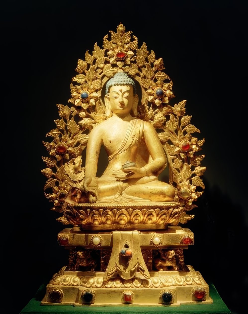 Bhaisajyaguru-Vaiduryaprabharaja / Skulptur, 18. Jhdt. tekijältä Unbekannt