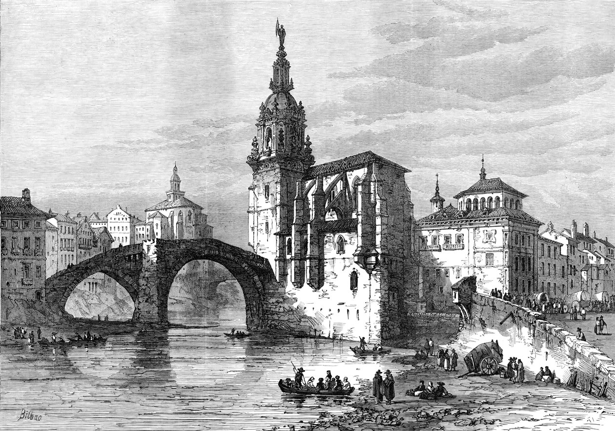 Bilbao, Espanja, huhtikuu 1874 tekijältä Unbekannt