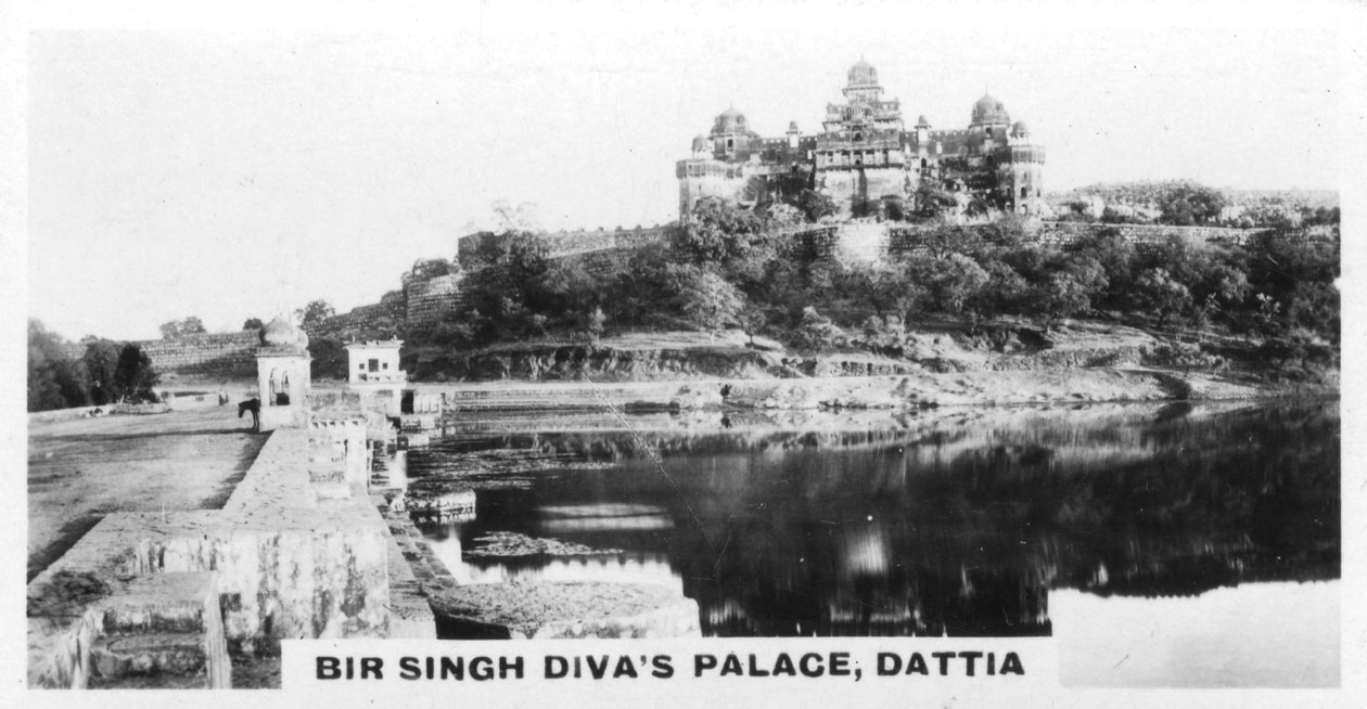 Bir Singh Deosin palatsi, Datia, Intia, vuodelta 1925 tekijältä Unbekannt