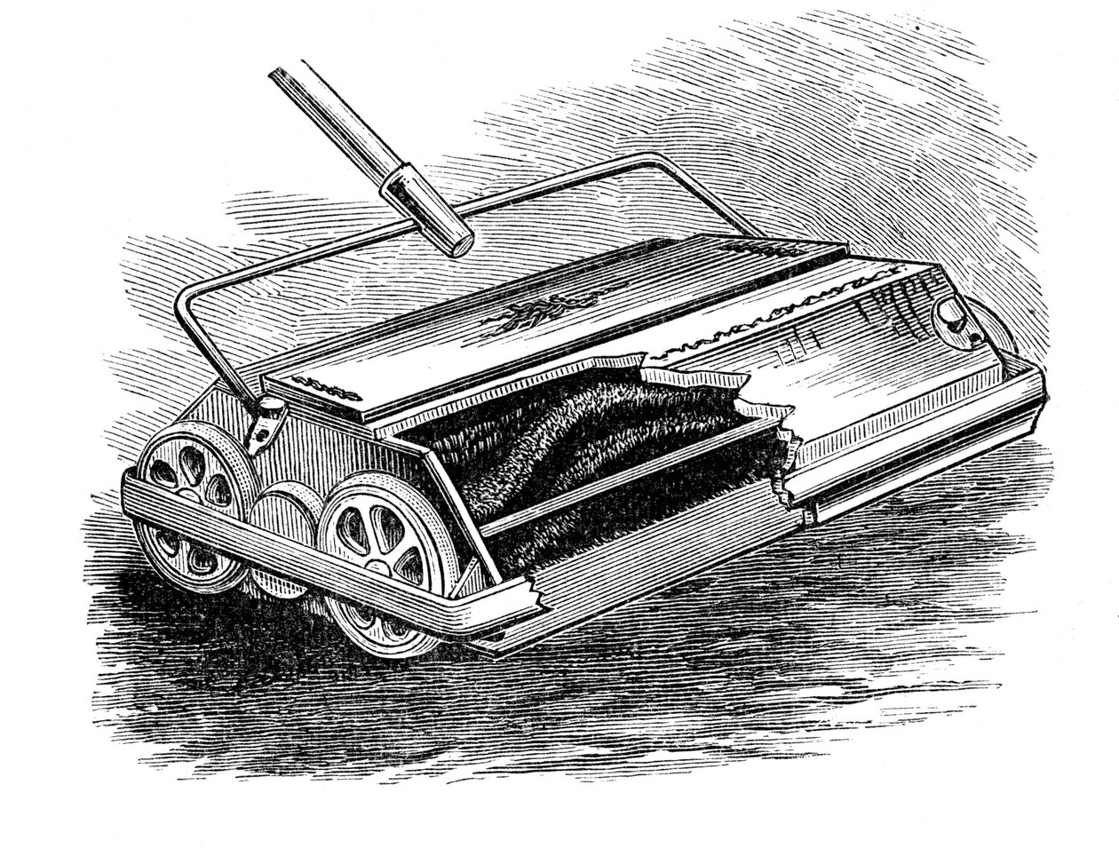 Bissell-maton lakaisukone, amerikkalainen, 1887 tekijältä Unbekannt
