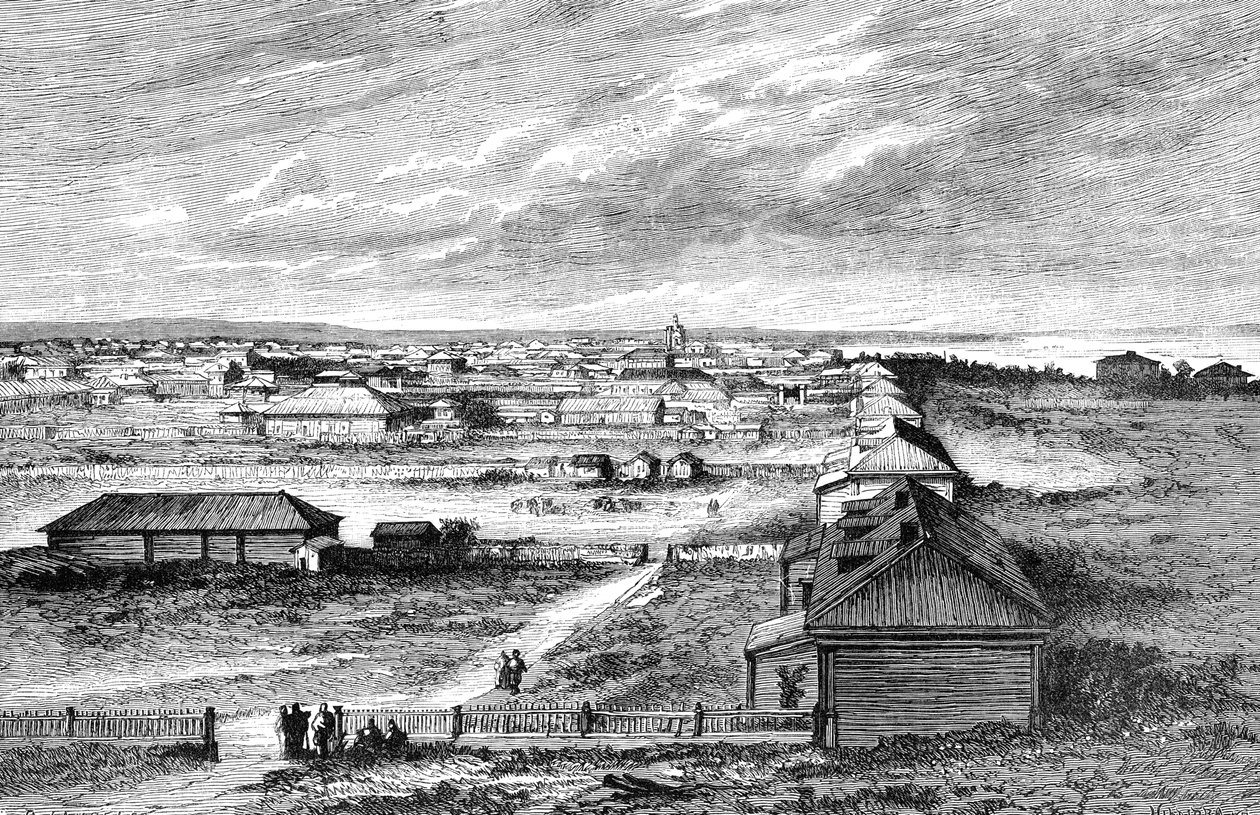 Blagoveshchensk, Siperia, Venäjä, 1895 tekijältä Unbekannt