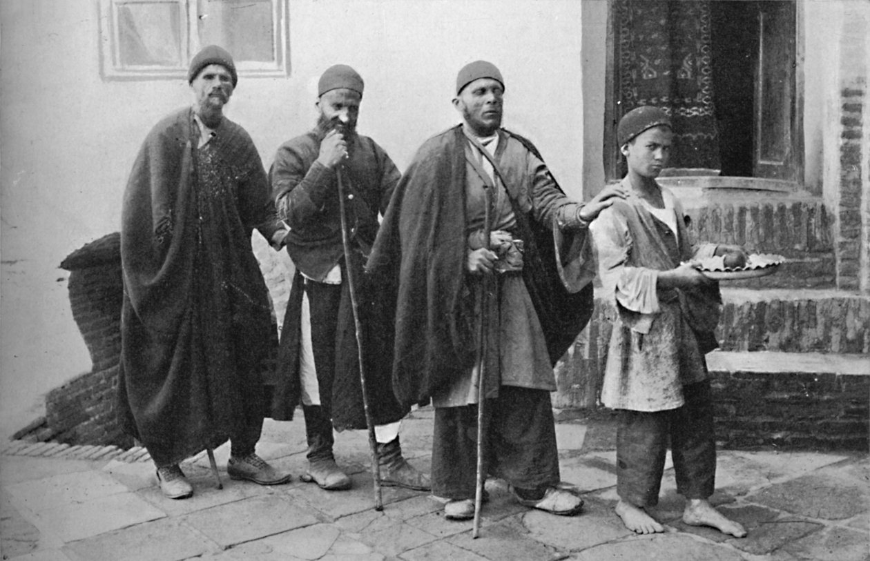 Teheranin sokeat kerjäläiset, Persia, 1902 tekijältä Unbekannt