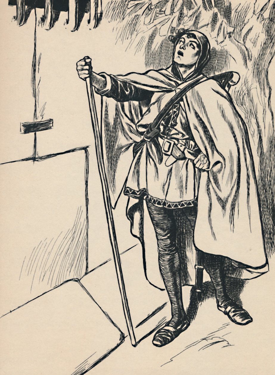 Blondel Sings Beeath Richards Window, 1907 tekijältä Unbekannt