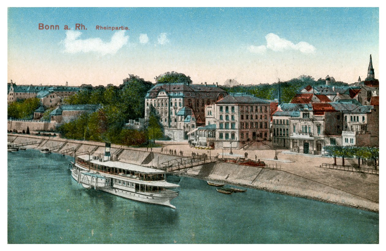 Bonn ja Rein-joki, 1900-luku tekijältä Unbekannt