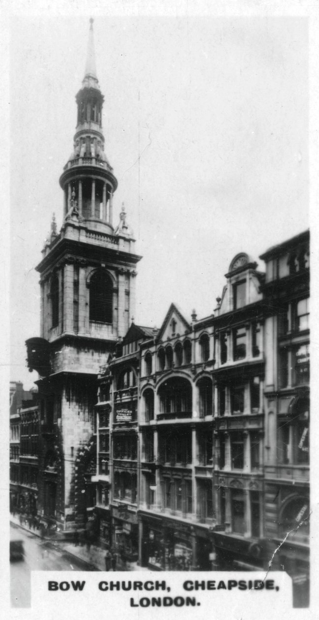 Bow Church, Cheapside, Lontoo, 1920-luku tekijältä Unbekannt