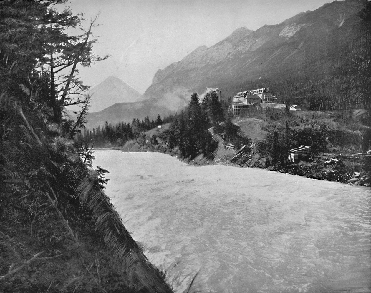 Bow River Raids, Banff, N.W.T., n. 1897. tekijältä Unbekannt