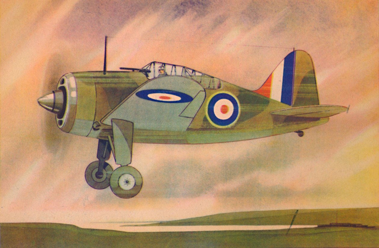 Brewster Buffalo Fighter Monoplane, c1944. tekijältä Unbekannt