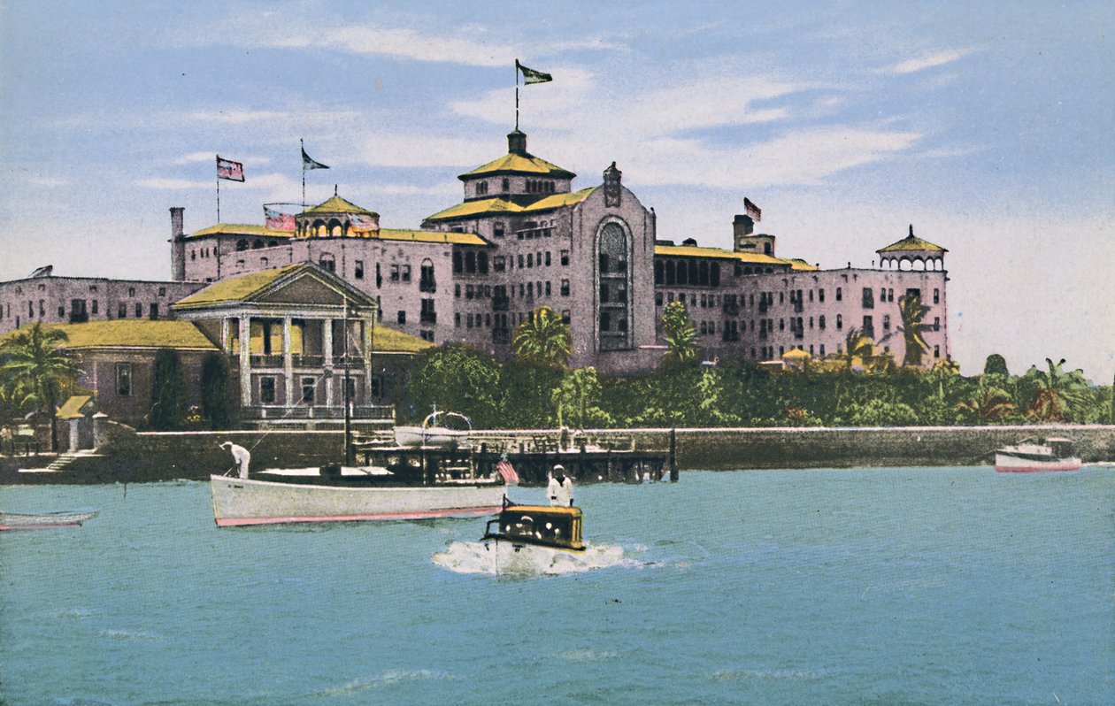 British Colonial Hotel, Nassau, Bahama, 1910-luku. tekijältä Unbekannt