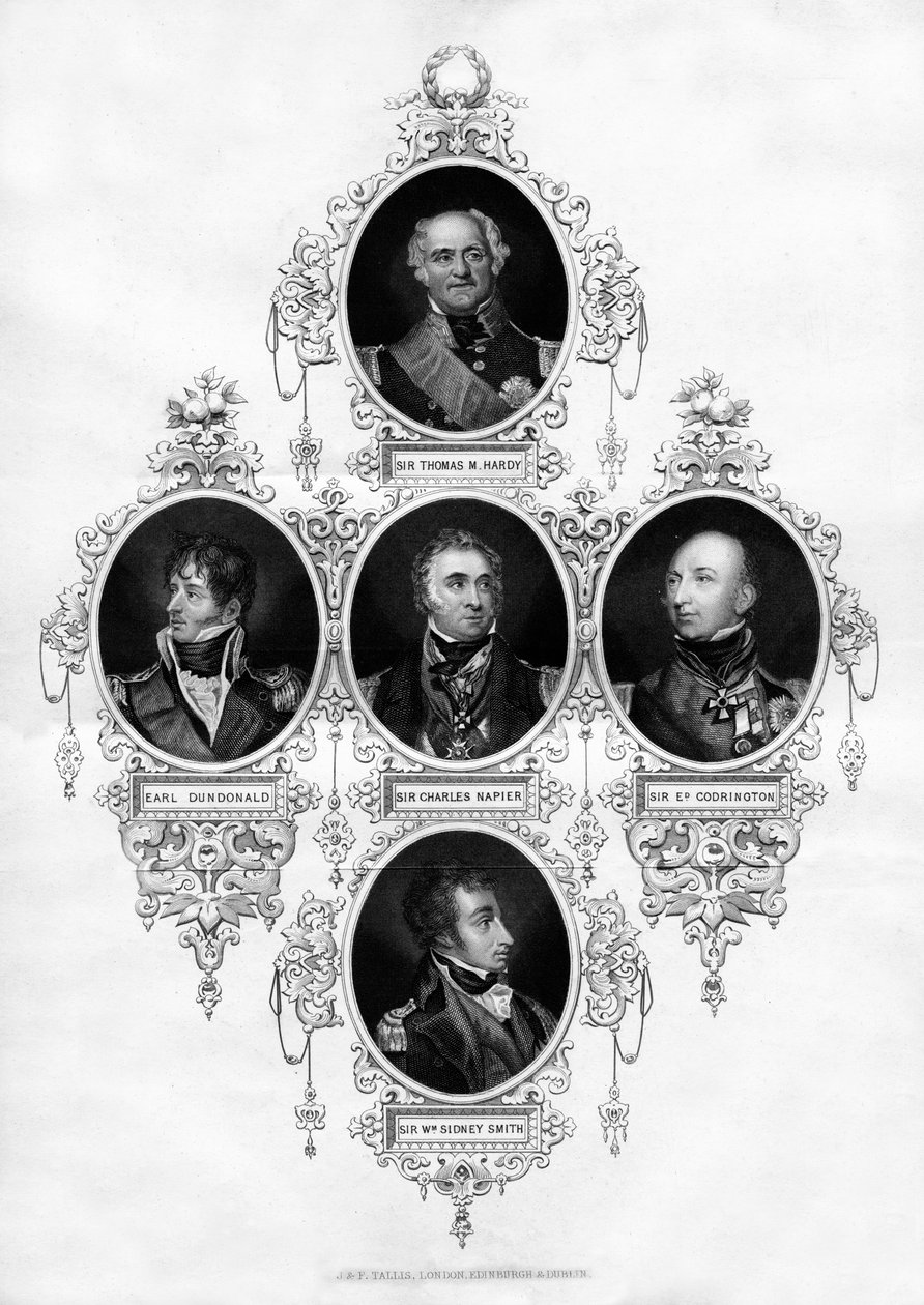 Britannian laivaston upseerit, 1837 tekijältä Unbekannt