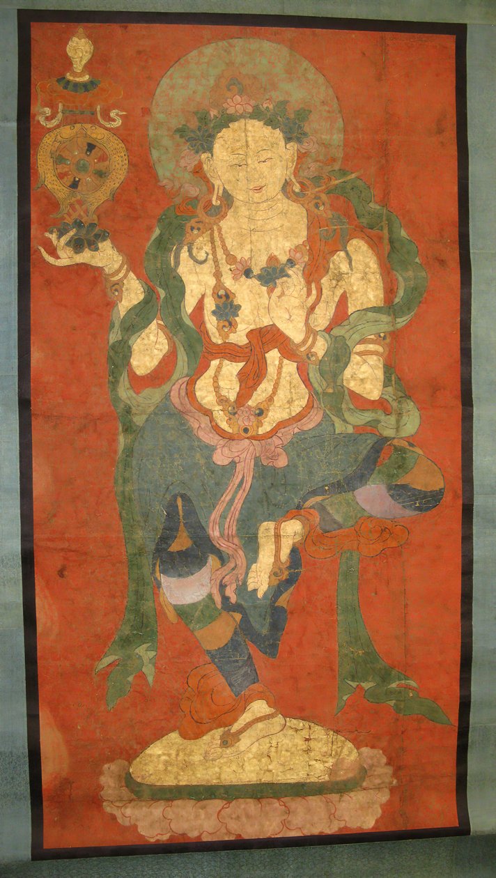 Buddhalainen avustaja, mahdollisesti dakini, 1700-luvun lopulla. tekijältä Unbekannt