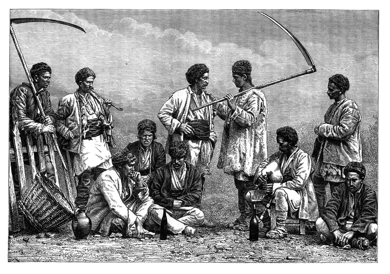 Bulgarian talonpojat, 1890 tekijältä Unbekannt