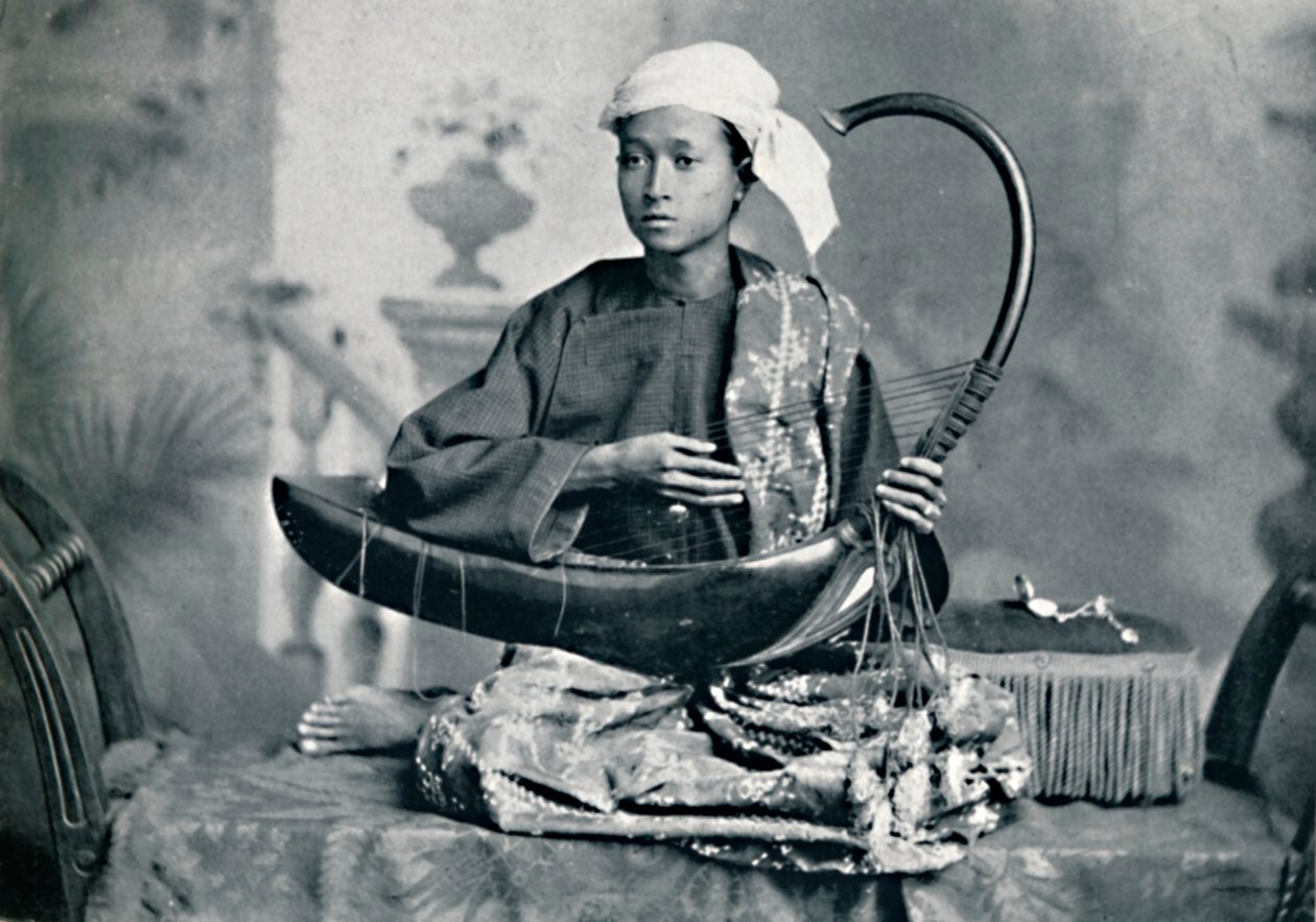 Burmalainen harppusoitin, 1902 tekijältä Unbekannt
