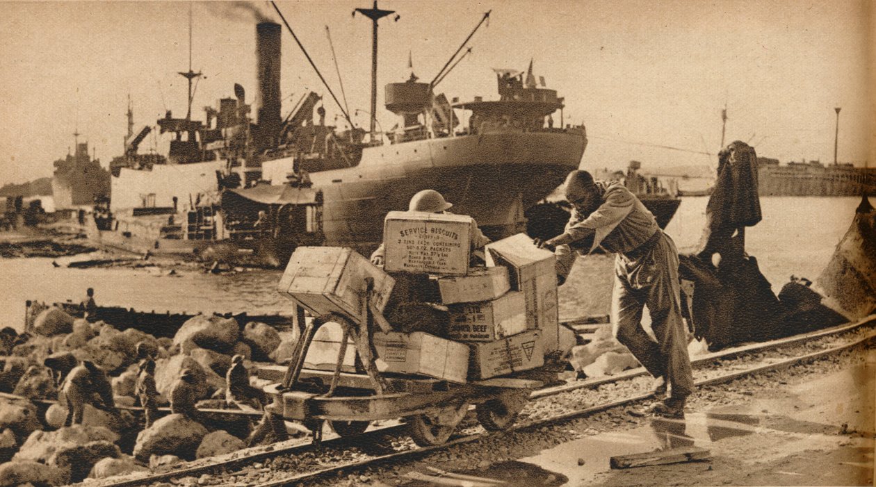 Kiireisiä kohtauksia Benghazissa, 1943 tekijältä Unbekannt