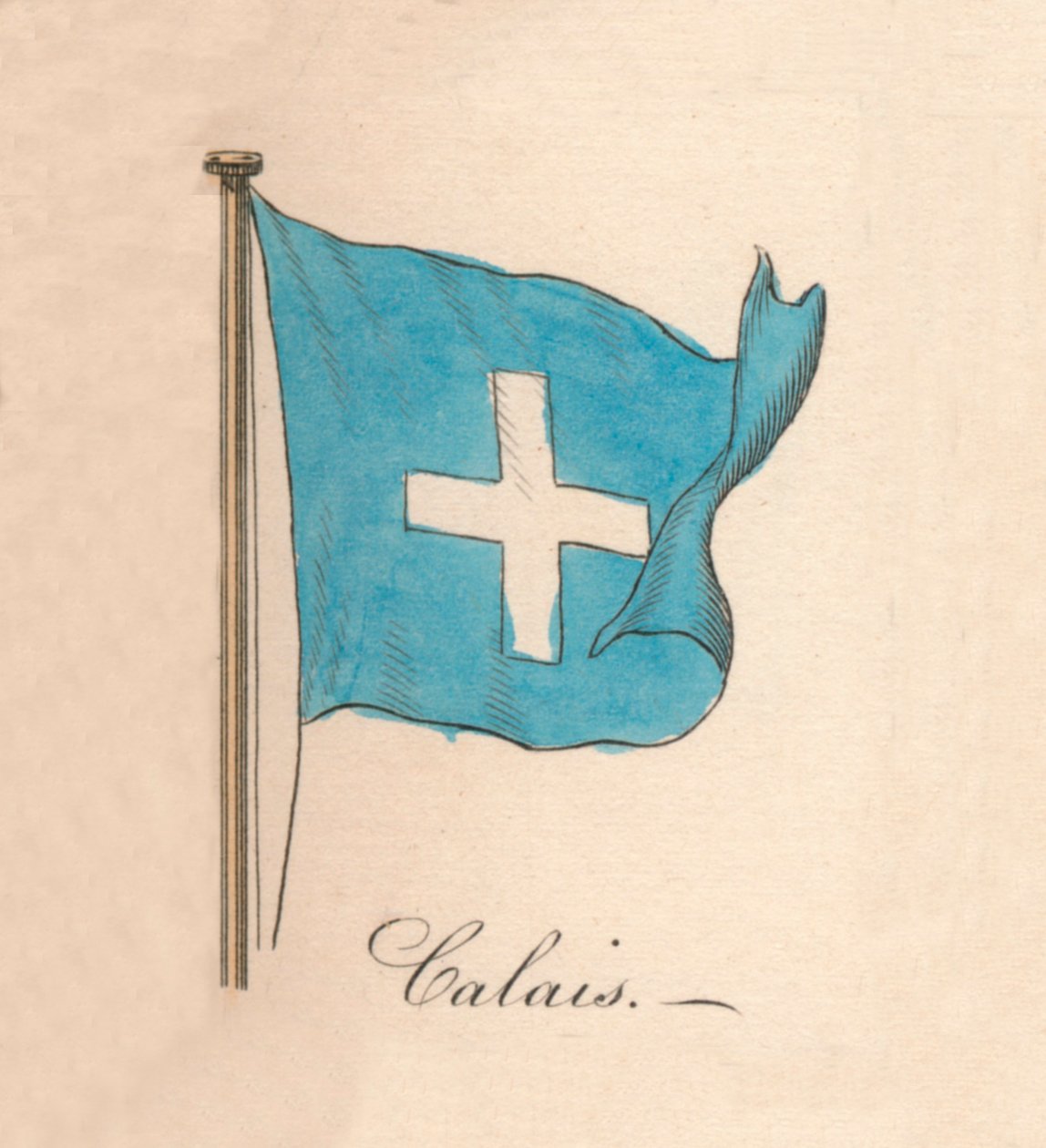 Calais, 1838 tekijältä Unbekannt
