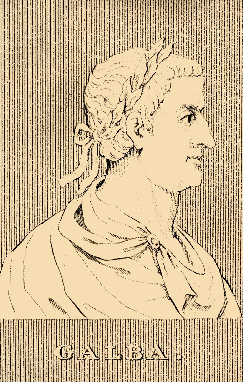 Calba, 3 eKr. - 69 jKr., 1830. tekijältä Unbekannt