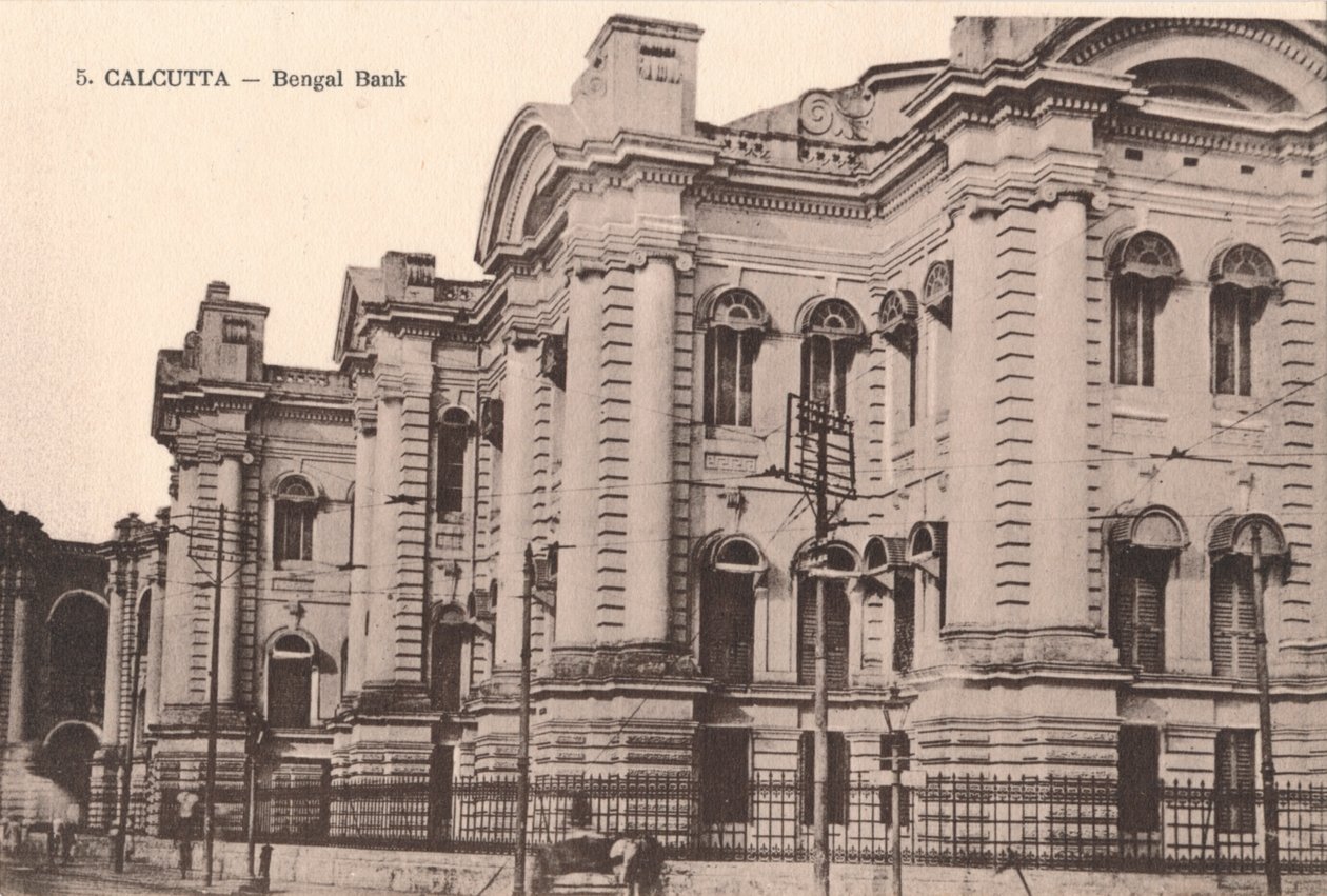 Kalkutta - Bengal Bank, c1900 tekijältä Unbekannt