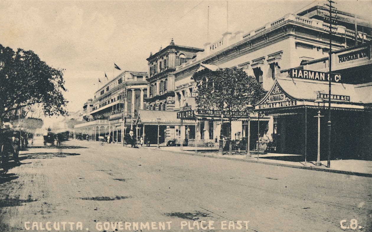 Kalkutta. Government Place East, 1920. tekijältä Unbekannt