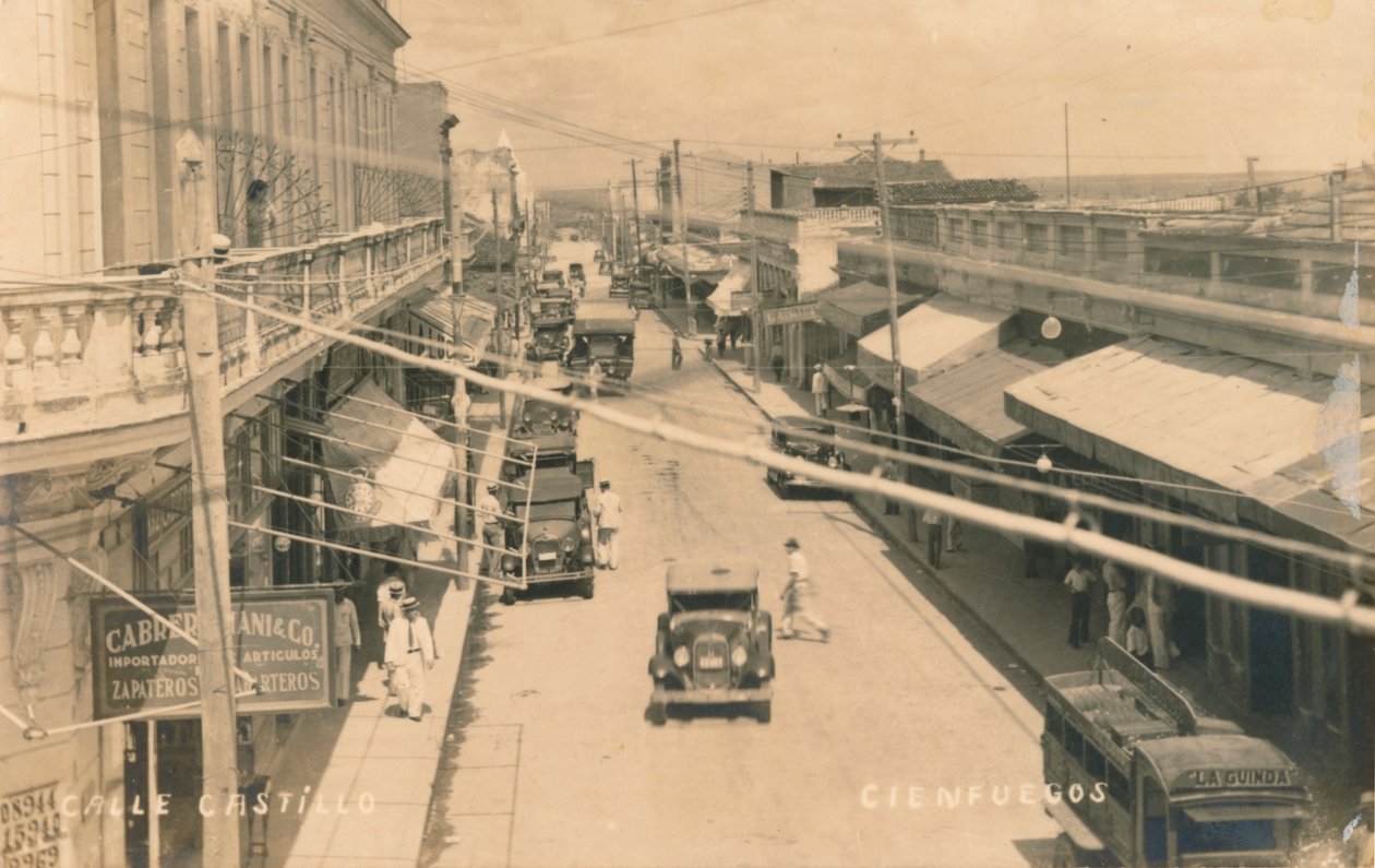 Castillo Street, Cienfuegos, Kuuba, c1900 tekijältä Unbekannt
