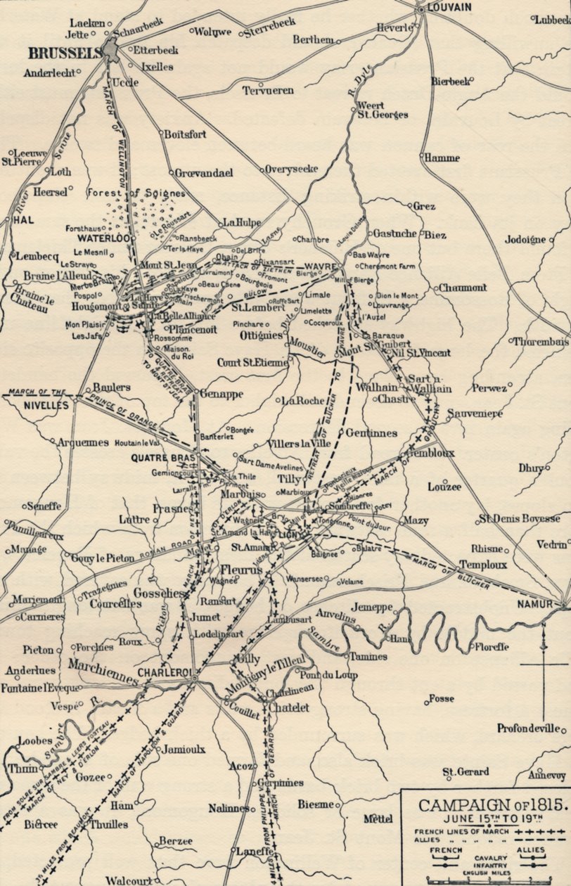 Kampanja 1815. 15. - 19. kesäkuuta 1896. tekijältä Unbekannt