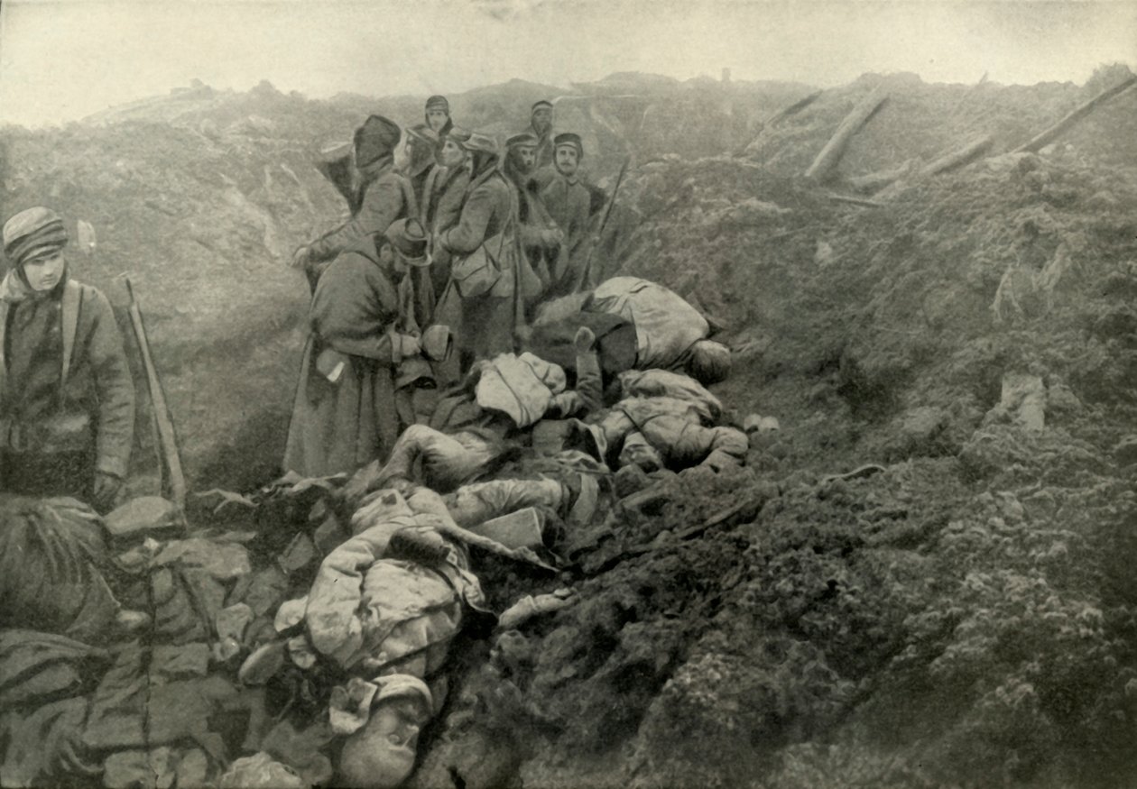 Vangittu saksalaisia hautoja Les Epargesissa, 1919. tekijältä Unbekannt