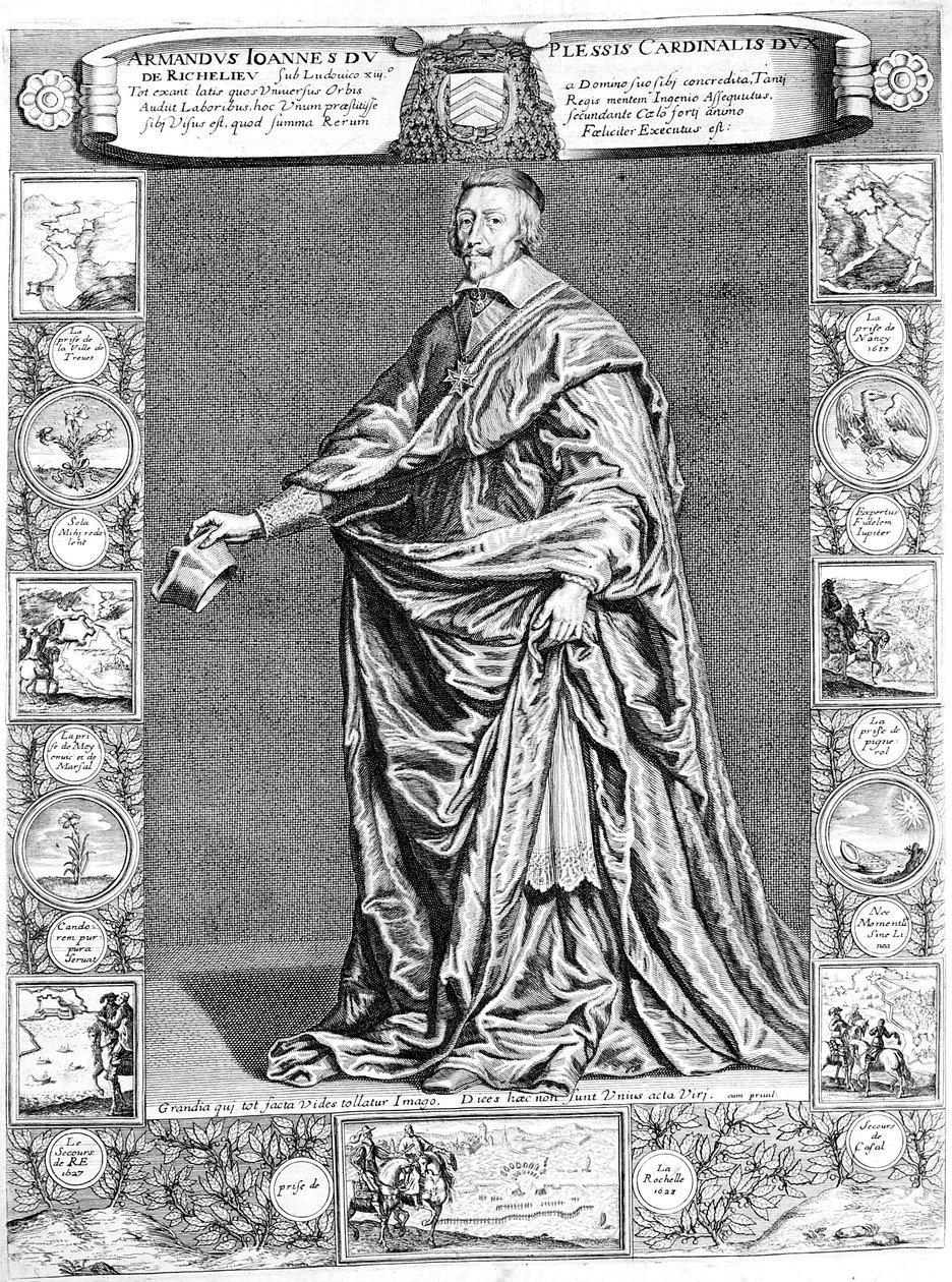 Kardinaali Richelieu, c1637, 1700-luku tekijältä Unbekannt