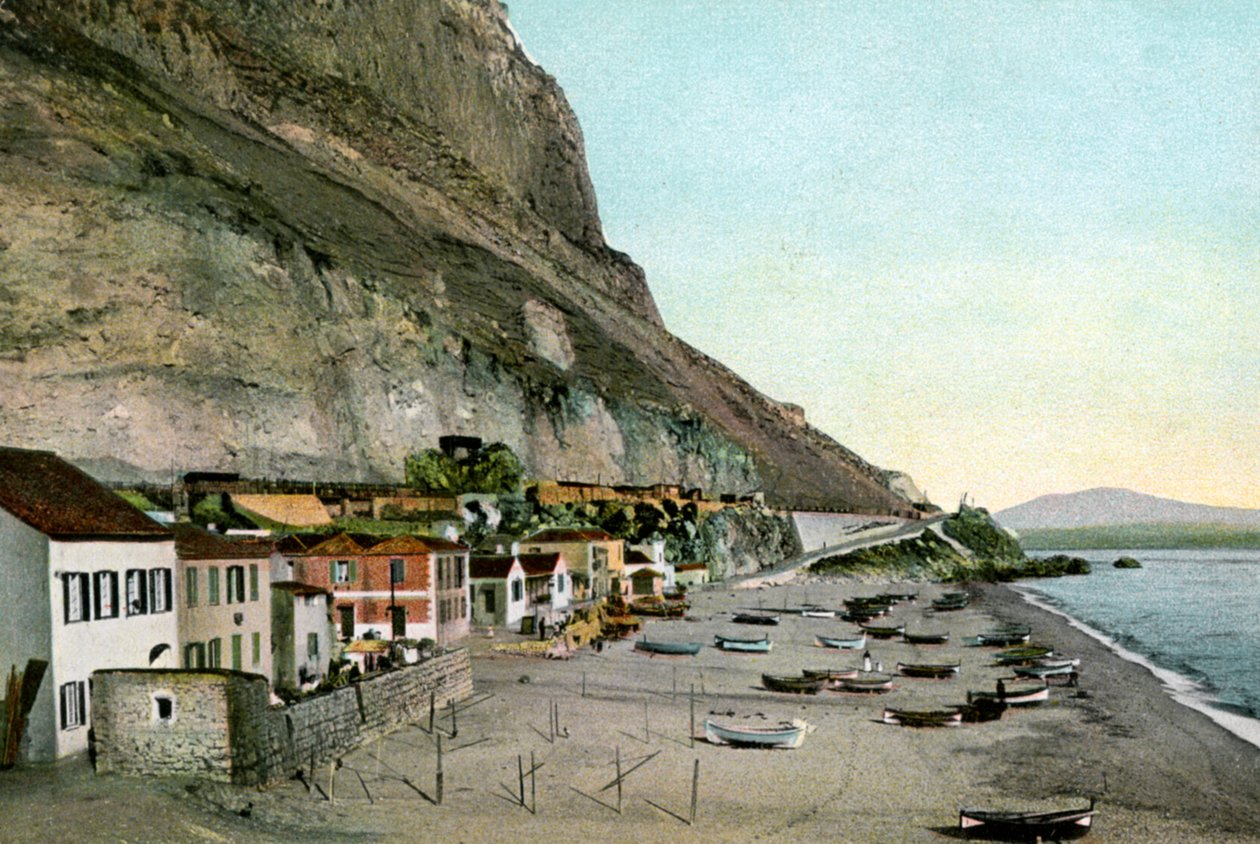 Catalan Bay, Gibraltar, 1900-luku tekijältä Unbekannt