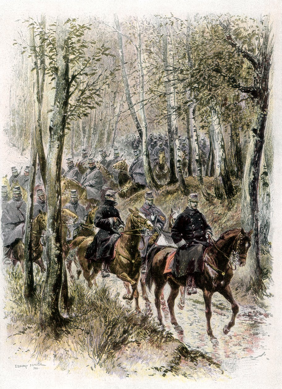 Ratsuväki, 1889 tekijältä Unbekannt
