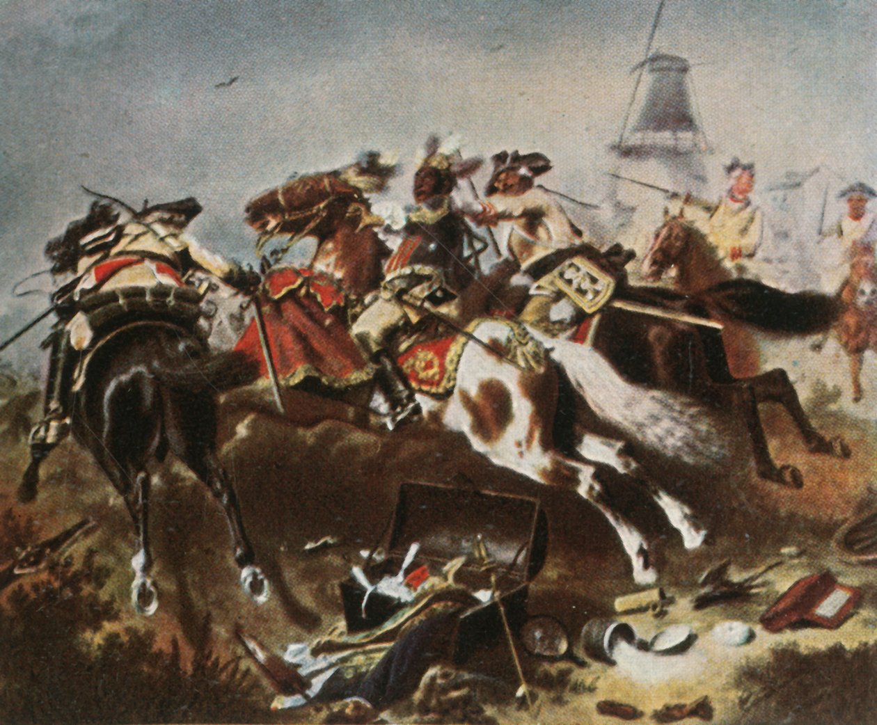 Ratsuväen taistelu Rossbachissa, 5.11.1757, 1936. tekijältä Unbekannt