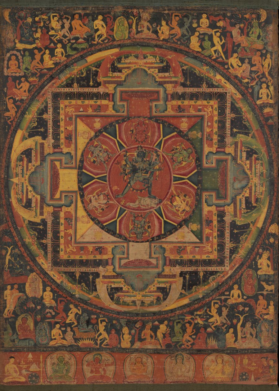 Chakrasamvara Mandal, K. 1100. tekijältä Unbekannt
