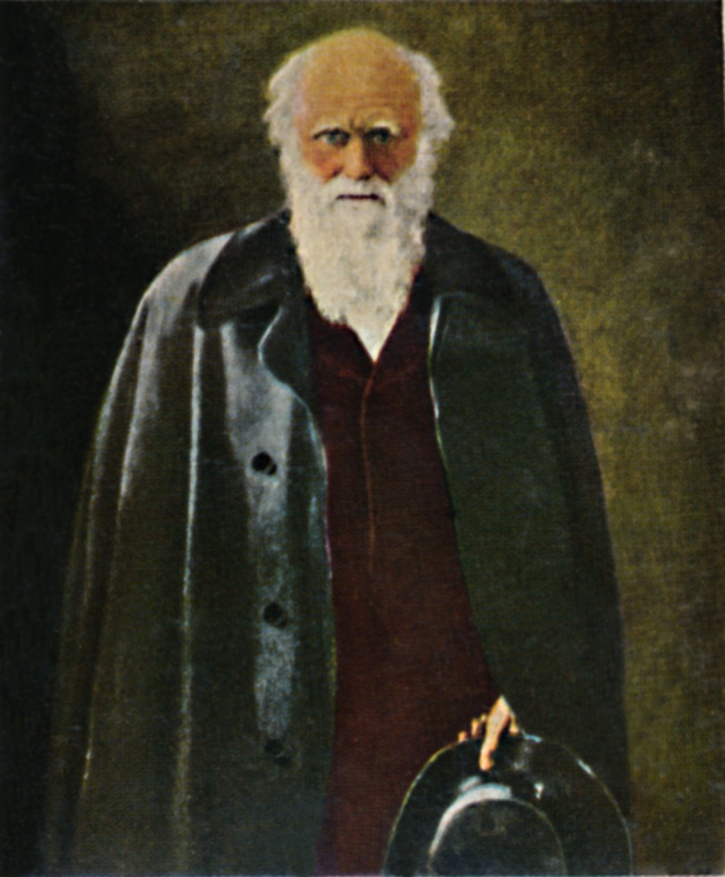 Charles Darwin 1809-1882. - Collierin maalaus, 1934. tekijältä Unbekannt