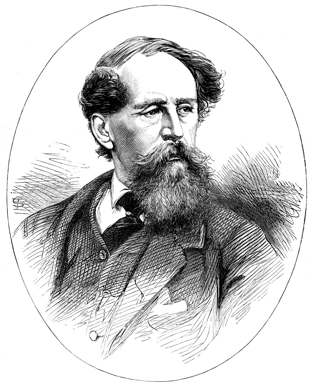 Charles Dickens, 1800-luvun englantilainen kirjailija tekijältä Unbekannt