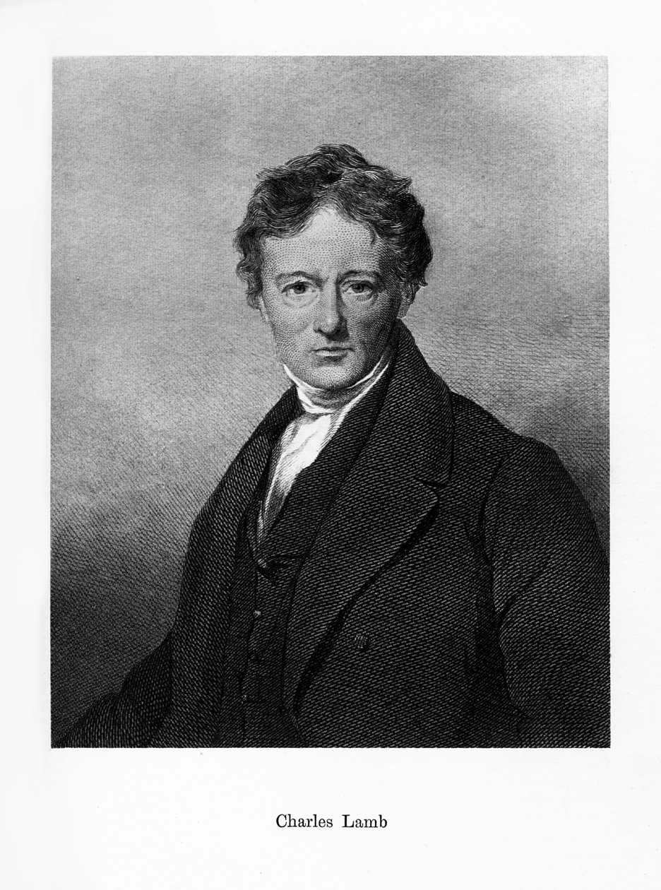 Charles Lamb, englantilainen esseisti, 1800-luku tekijältä Unbekannt