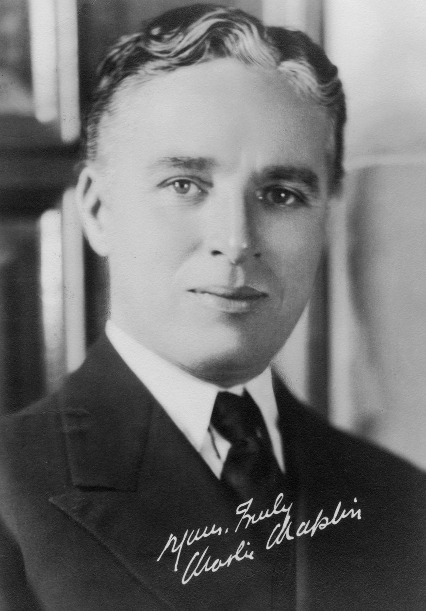 Charlie Chaplin 1889-1977, englantilainen näyttelijä, 1920-luku tekijältä Unbekannt