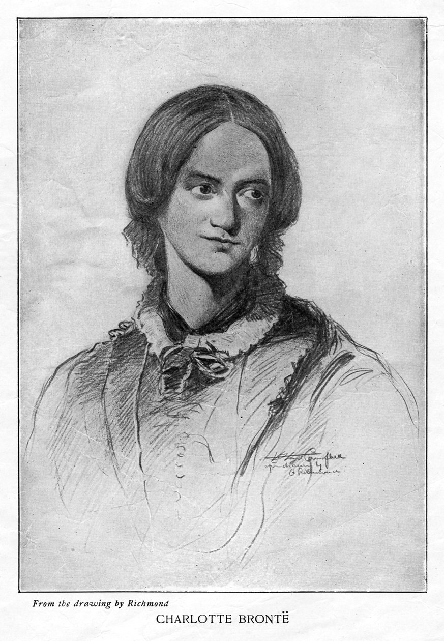 Charlotte Brontë, englantilainen kirjailija, 1906 tekijältä Unbekannt