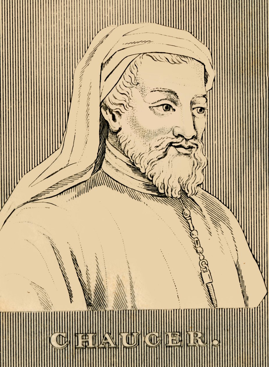 Chaucer, 1343-1400, 1830. tekijältä Unbekannt