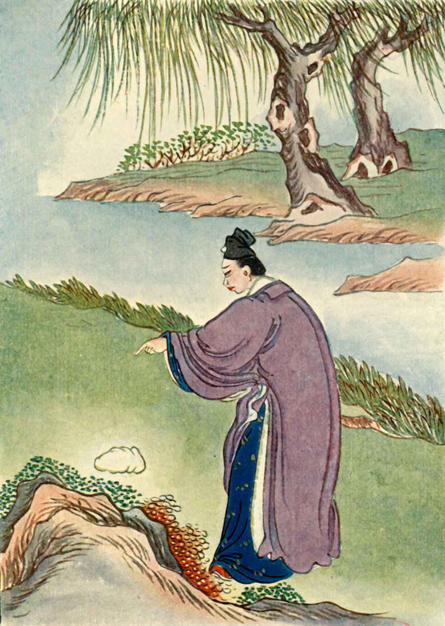 "Chia Tzu-Lung löytää kiven", 1922. tekijältä Unbekannt
