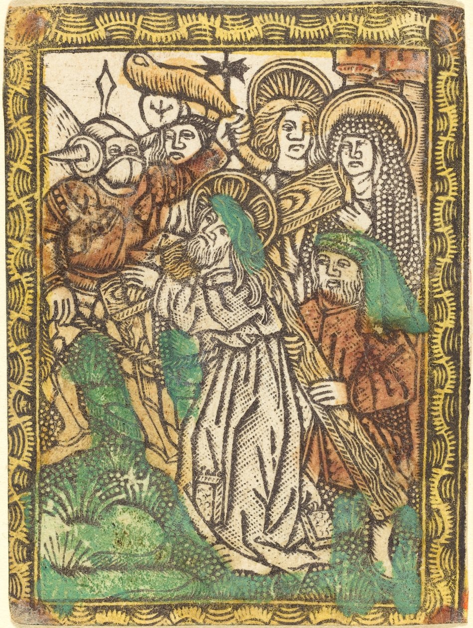Kristus kantaa ristiä, n. 14701480. tekijältä Unbekannt