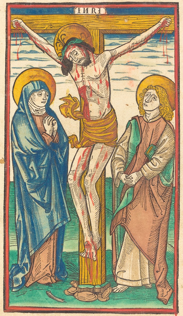 Kristus ristillä, 1485. tekijältä Unbekannt