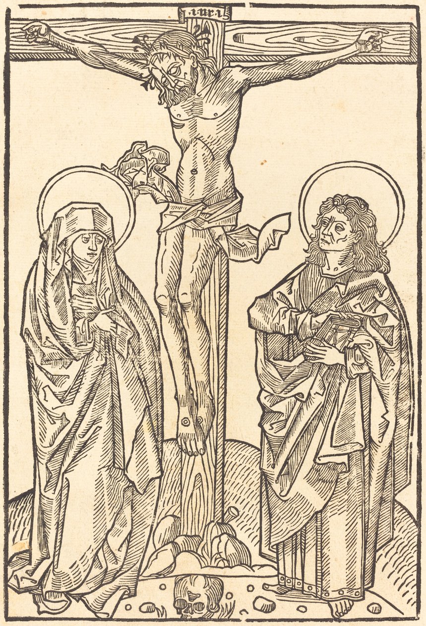 Kristus ristillä, 14861488. tekijältä Unbekannt