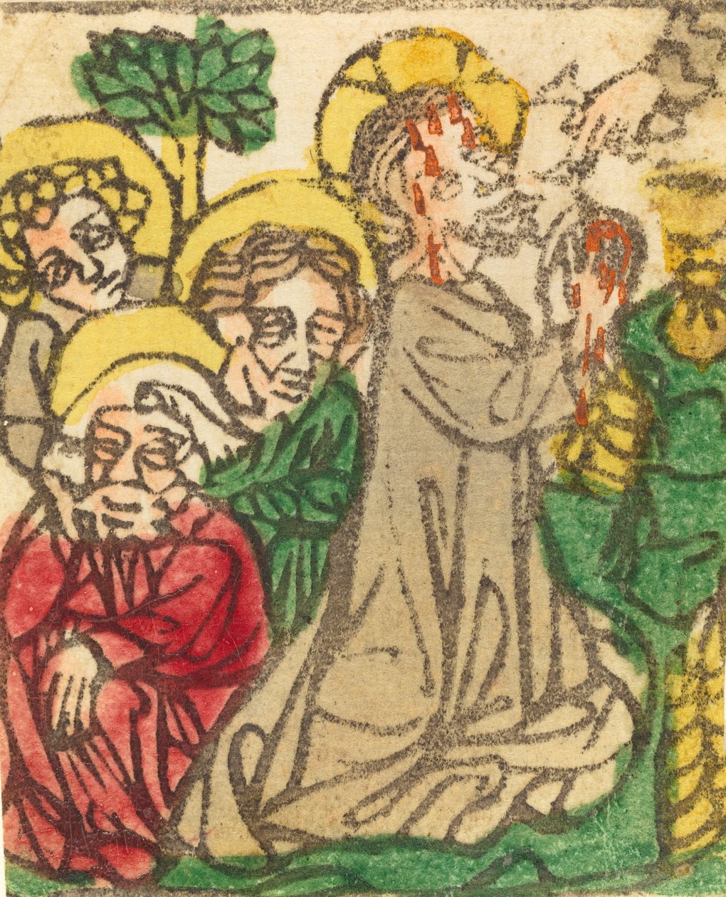 Kristus Öljymäellä, n. 14251450. tekijältä Unbekannt