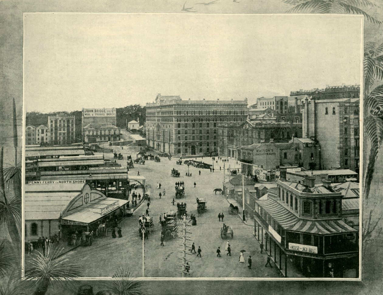 Circular Quay, Sydney, 1901. tekijältä Unbekannt