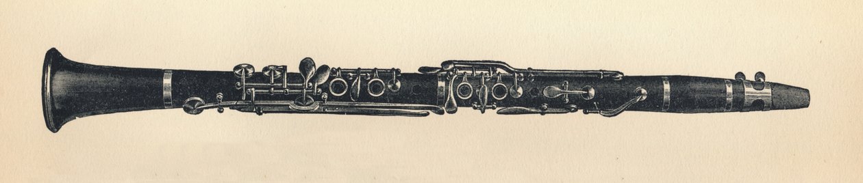 Klarinetti, 1895. tekijältä Unbekannt